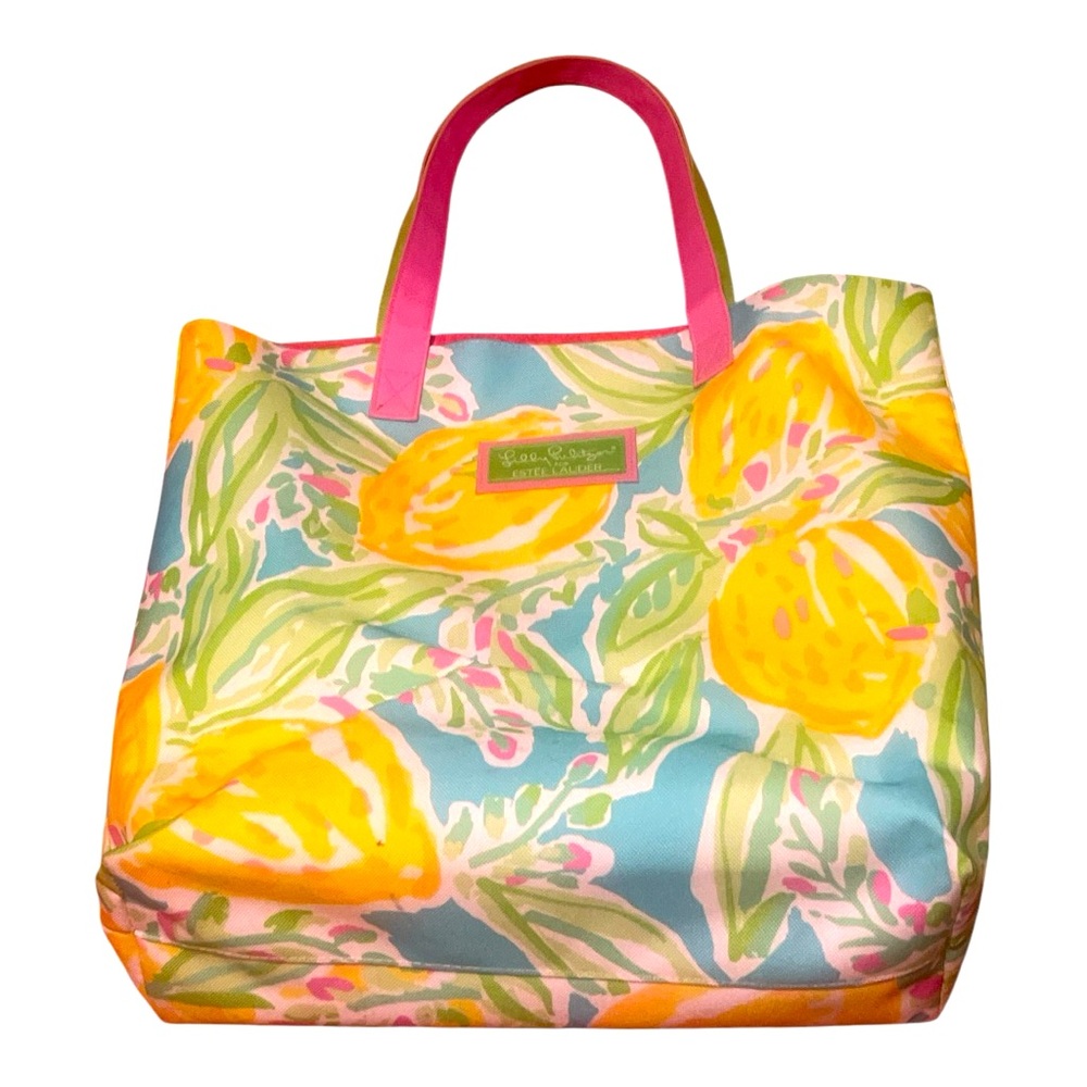 Lilly Pulitzer Estee Lauder Women's Tote Lilly's Lemon